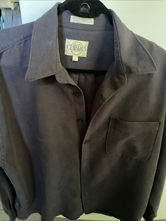 Classic Other - Classic Men’s Casual Button-Down Shirt in Chocolate Brown